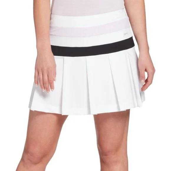 New Slazenger Women's Stripe Pleated 15'' Golf Skort - Picture 1 of 6